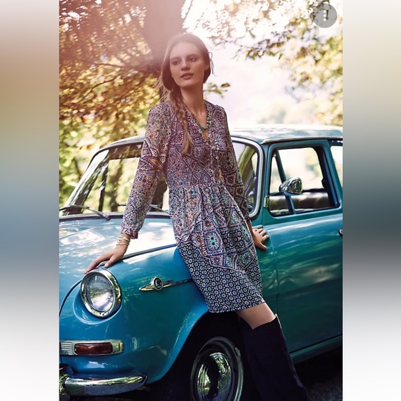 Tiled Amethyst Dress | Anthropologie - Picture 4 of 7